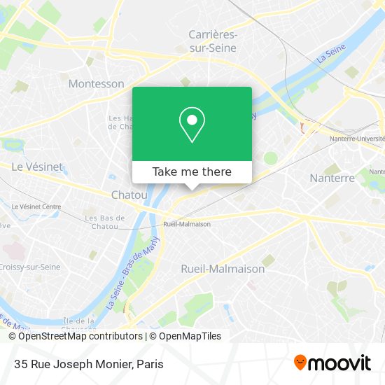 Mapa 35 Rue Joseph Monier