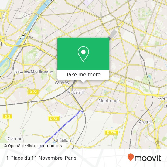 1 Place du 11 Novembre map