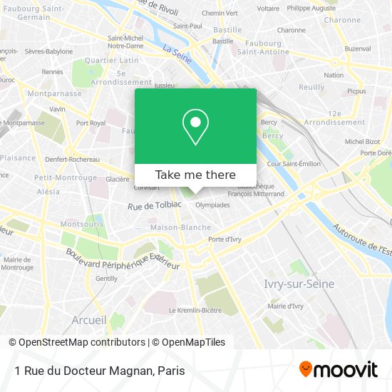 1 Rue du Docteur Magnan map