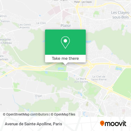 Mapa Avenue de Sainte-Apolline