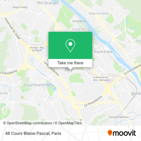 48 Cours Blaise Pascal map