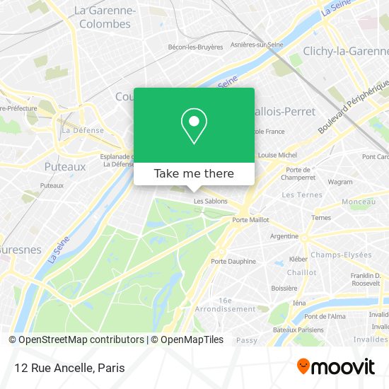 Mapa 12 Rue Ancelle