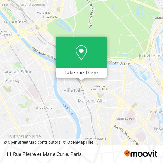 How To Get To 11 Rue Pierre Et Marie Curie In Maisons-Alfort By Bus, Metro,  Rer Or Light Rail?