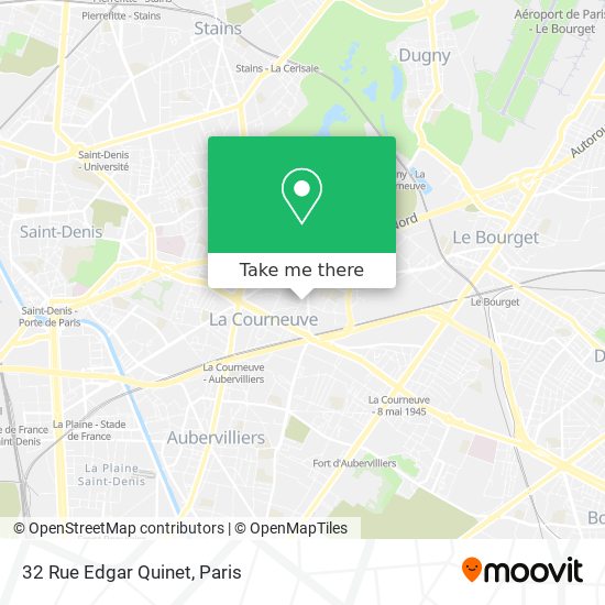 Mapa 32 Rue Edgar Quinet