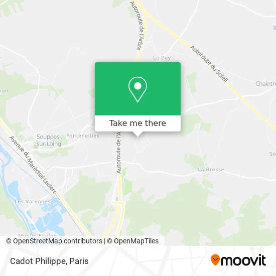 Cadot Philippe map