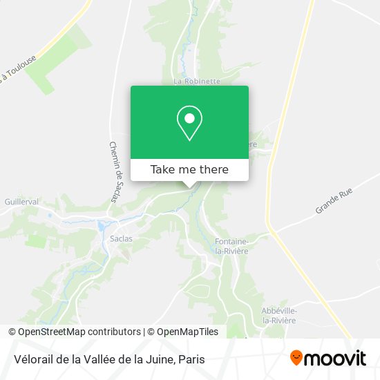 Vélorail de la Vallée de la Juine map