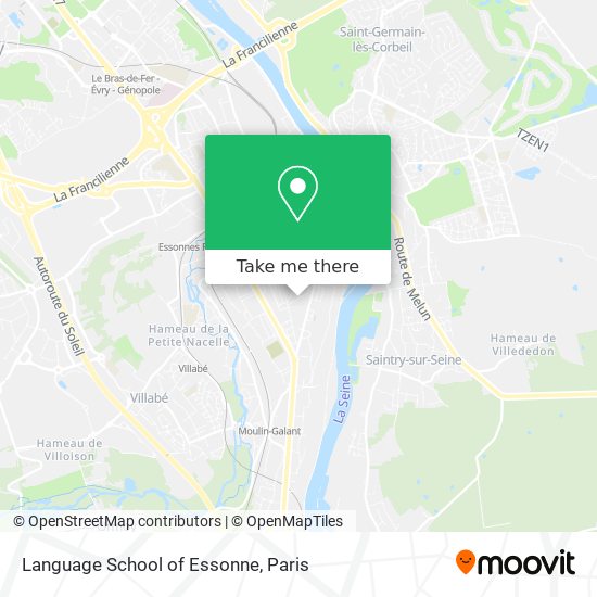 Language School of Essonne map