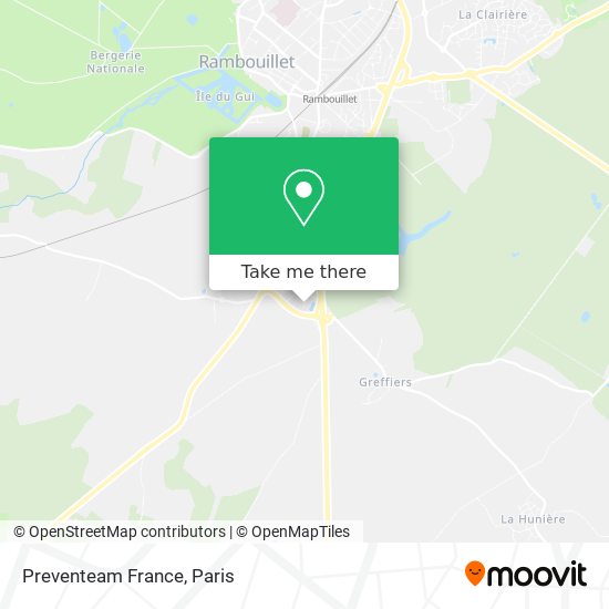 Preventeam France map