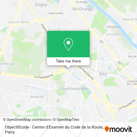 Objectifcode - Centre d'Examen du Code de la Route map
