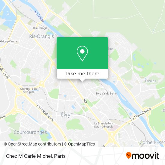 Mapa Chez M Carle Michel