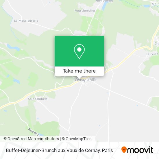 Mapa Buffet-Déjeuner-Brunch aux Vaux de Cernay