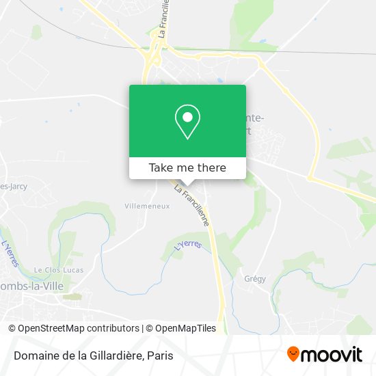 Domaine de la Gillardière map