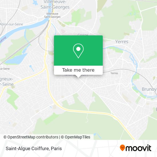 Mapa Saint-Algue Coiffure