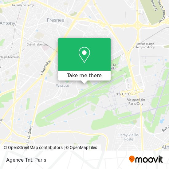 Mapa Agence Tnt