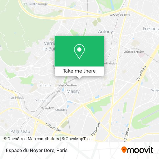 Espace du Noyer Dore map