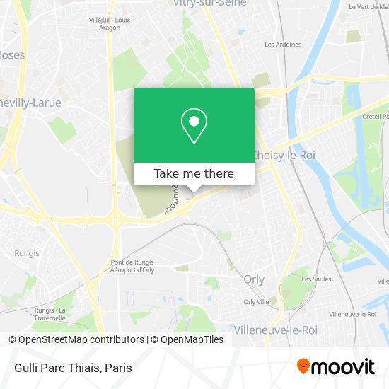 Gulli Parc Thiais map