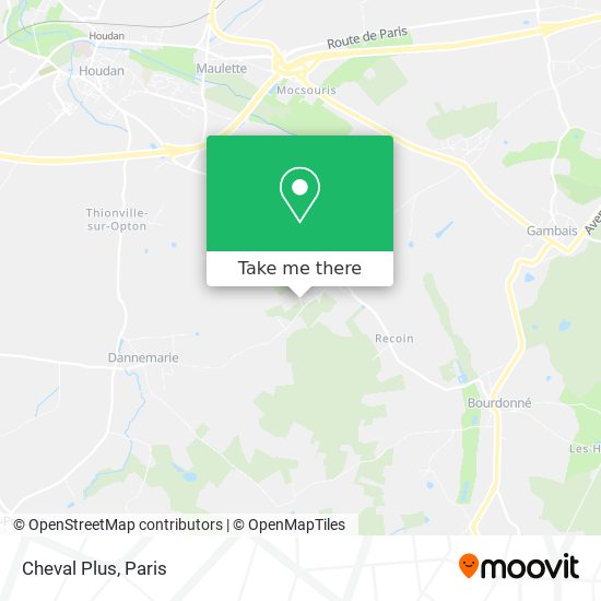 Cheval Plus map