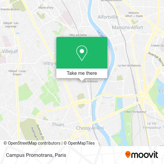 Campus Promotrans map