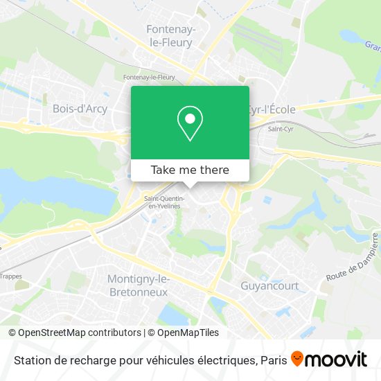 Mapa Station de recharge pour véhicules électriques