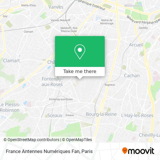 France Antennes Numériques Fan map