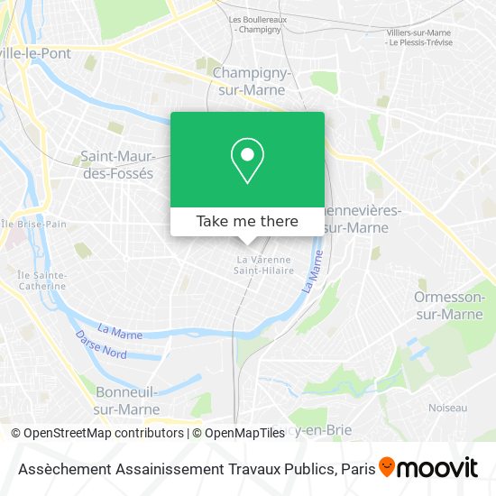 Assèchement Assainissement Travaux Publics map