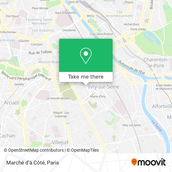 Marché d'à Côté map