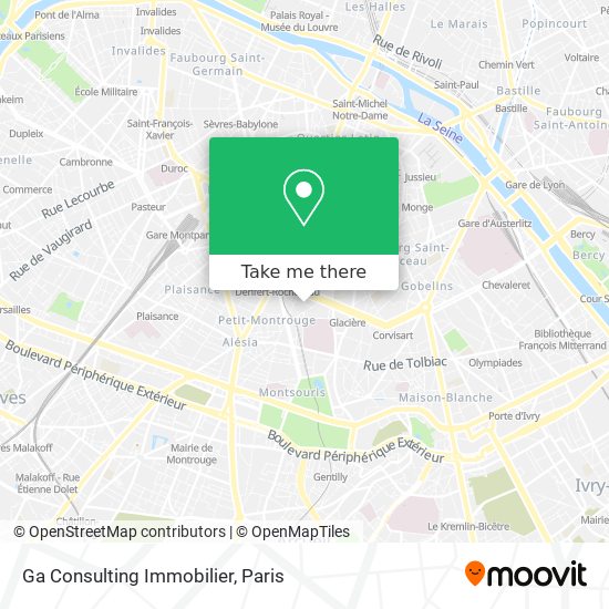 Ga Consulting Immobilier map