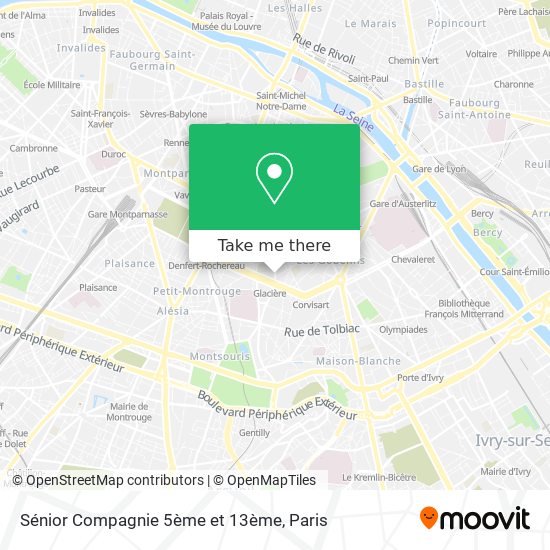 Sénior Compagnie 5ème et 13ème map