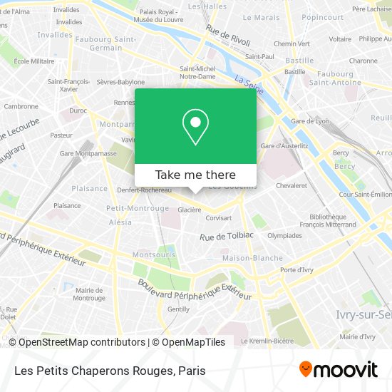 Les Petits Chaperons Rouges map