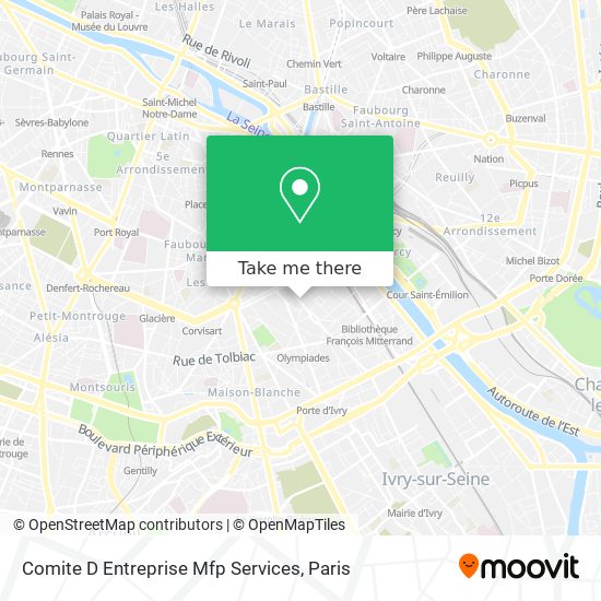 Comite D Entreprise Mfp Services map