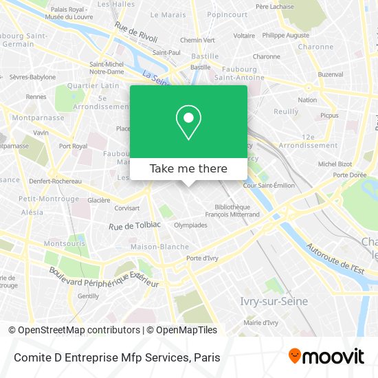 Mapa Comite D Entreprise Mfp Services