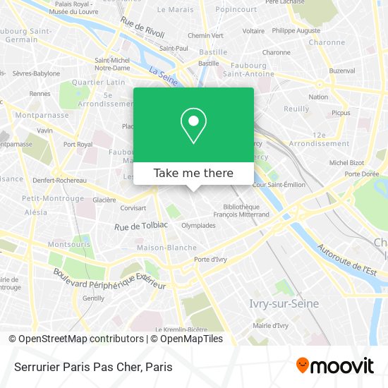 Mapa Serrurier Paris Pas Cher