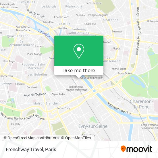 Frenchway Travel map