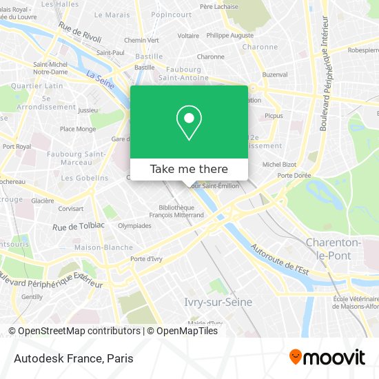 Autodesk France map