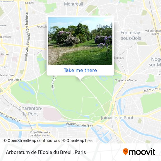 Mapa Arboretum de l'Ecole du Breuil