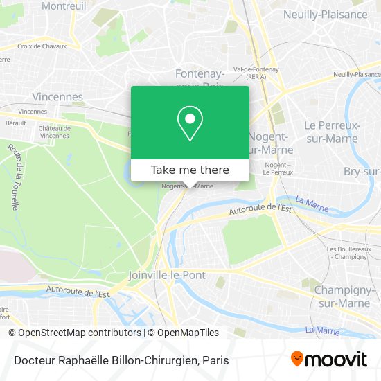 Mapa Docteur Raphaëlle Billon-Chirurgien