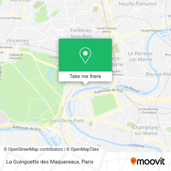 La Guinguette des Maquereaux map