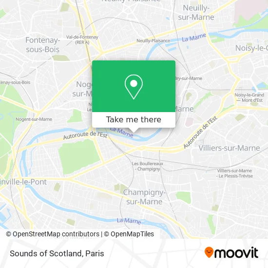 Sounds of Scotland map