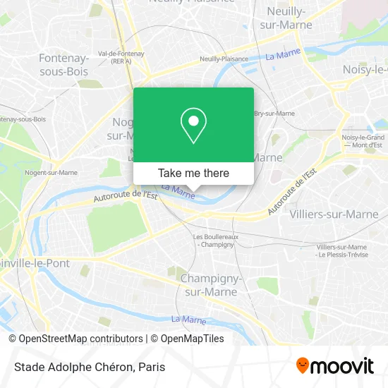 Stade Adolphe Chéron map