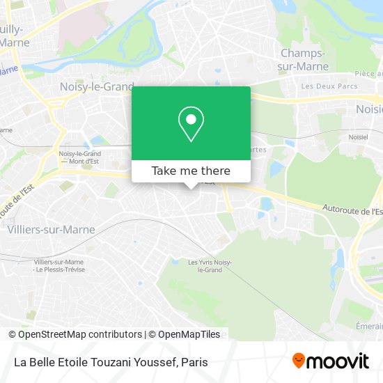 La Belle Etoile Touzani Youssef map