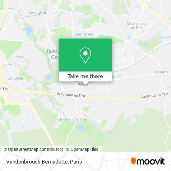 Mapa Vandenbrouck Bernadette