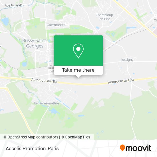 Accelis Promotion map