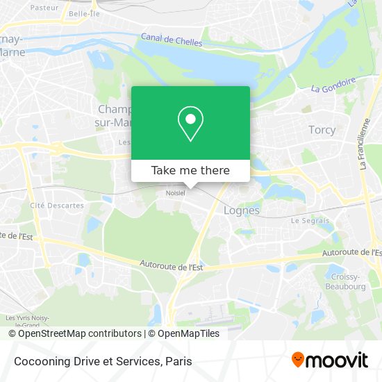 Cocooning Drive et Services map