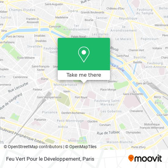 Feu Vert Pour le Développement map