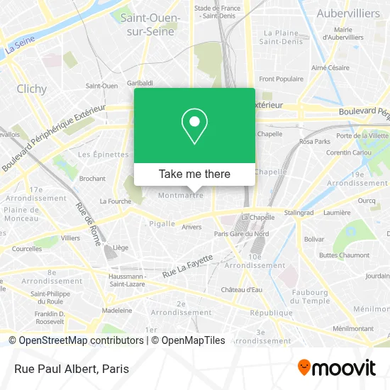 Rue Paul Albert map