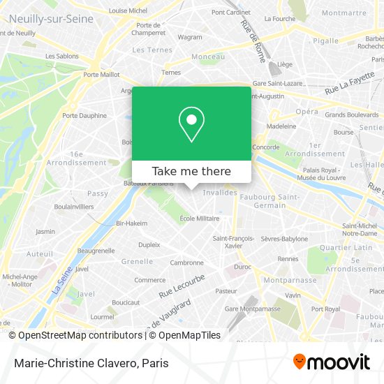 Mapa Marie-Christine Clavero