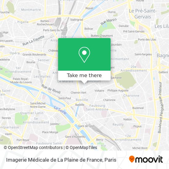 Imagerie Médicale de La Plaine de France map