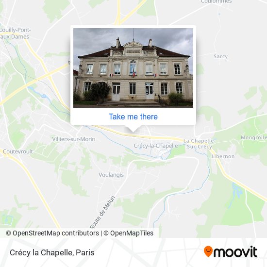 Crécy la Chapelle map