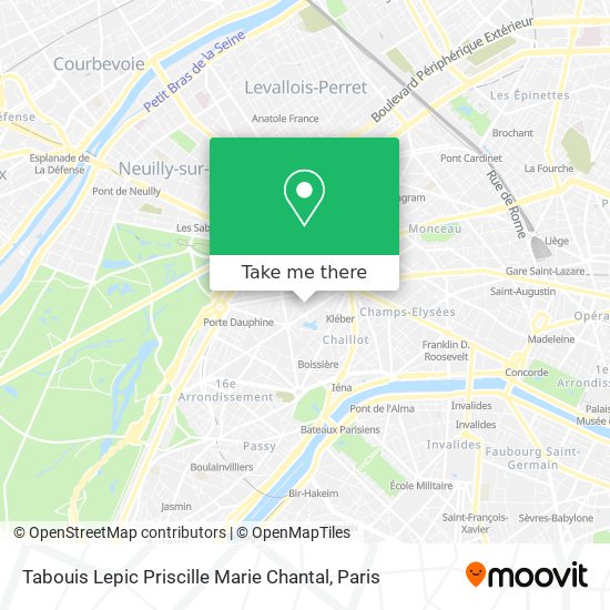 Tabouis Lepic Priscille Marie Chantal map