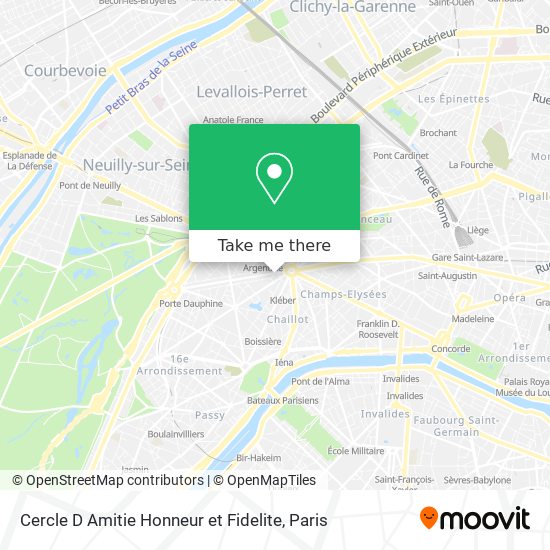 Cercle D Amitie Honneur et Fidelite map
